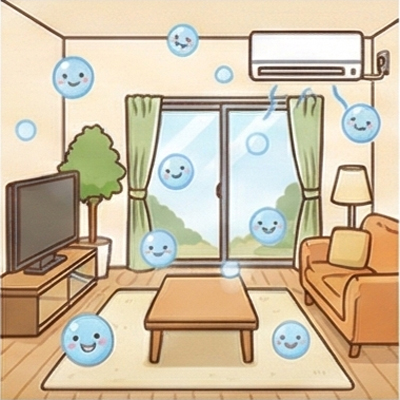 空間全体に作用